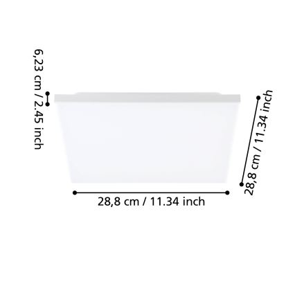 Eglo 99843 - Plafonnier LED TURCONA LED/10W/230V