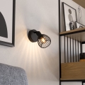 Eglo - Applique murale 1xE14/40W/230V noir