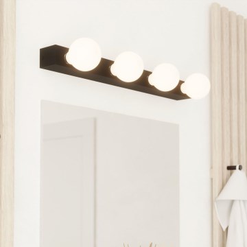 Eglo - Applique murale 4xE27/40W/230V noir
