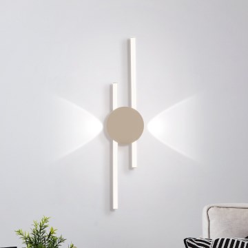 Eglo - Applique murale LED/20W/230V + LED/0,91W beige