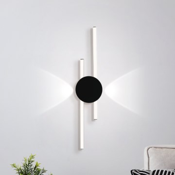 Eglo - Applique murale LED/20W/230V + LED/0,91W noire