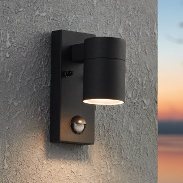 Eglo - Applique murale LED extérieur avec capteur 1xGU10/3W/230V IP44