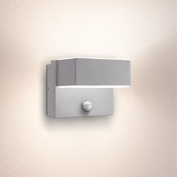 Eglo - Applique murale LED extérieure avec détecteur 2xLED/5,6W/230V