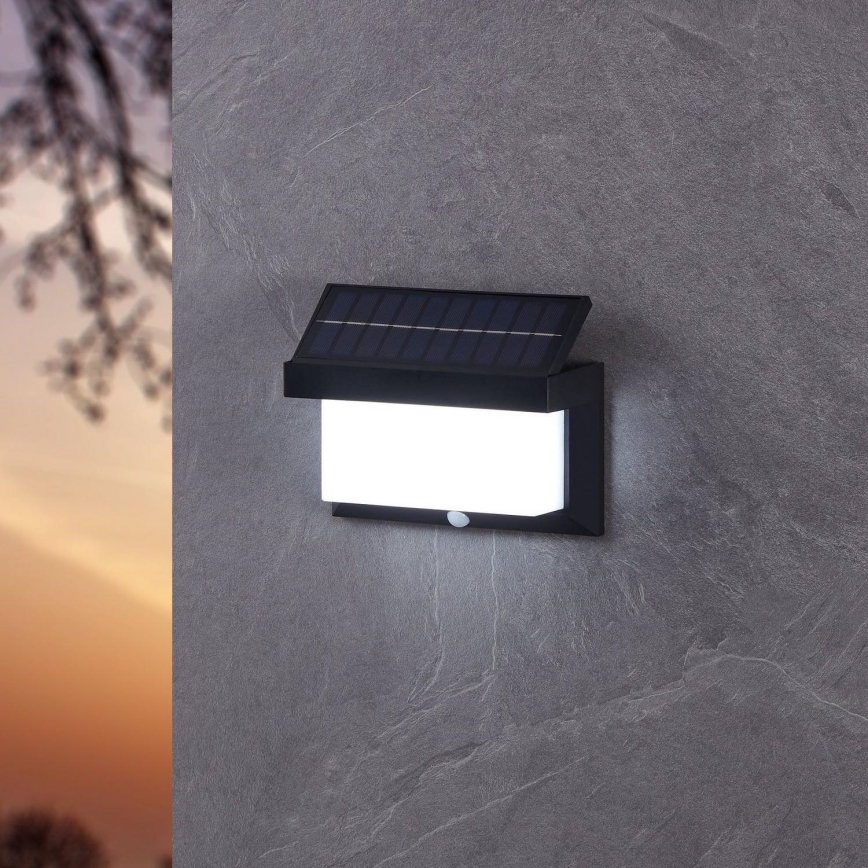 Eglo - Applique murale solaire avec détecteur LED/3,84W/3,7V 2000 mAh IP44