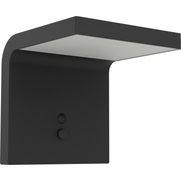 Eglo - Applique murale solaire avec détecteur LED/6,5W/3,7V IP44