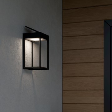 Eglo - Applique murale solaire avec détecteur LED/6,5W/3,7V IP44
