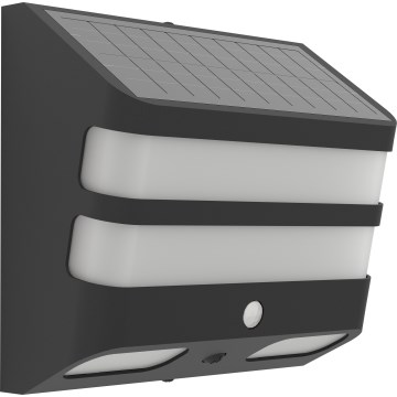 Eglo - Applique murale solaire avec détecteur LED/6,5W/3,7V IP44