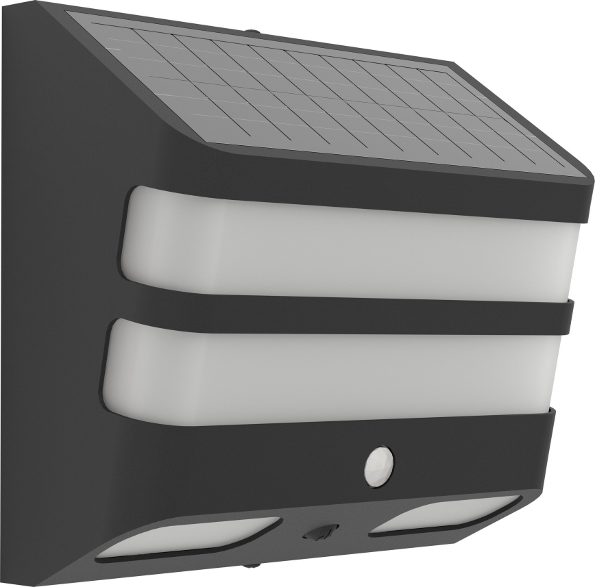Eglo - Applique murale solaire avec détecteur LED/6,5W/3,7V IP44