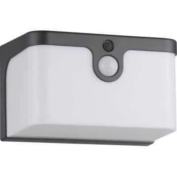 Eglo - Applique murale solaire avec détecteur LED/7,3W/4,5V IP44