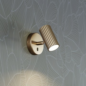 Eglo - Applique murale spot 1xGU10/5W/230V dorée