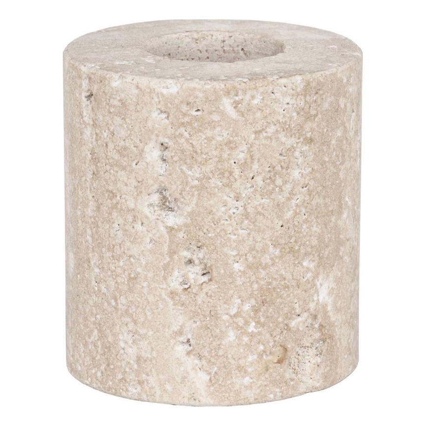 Eglo - Bougeoir 5x5 cm beige marbre/beige