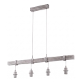 Eglo - Câble d'alimentation TOWNSHEND 4xE27/60W/230V pin/gris