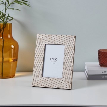 Eglo - Cadre photo 10x15 cm beige