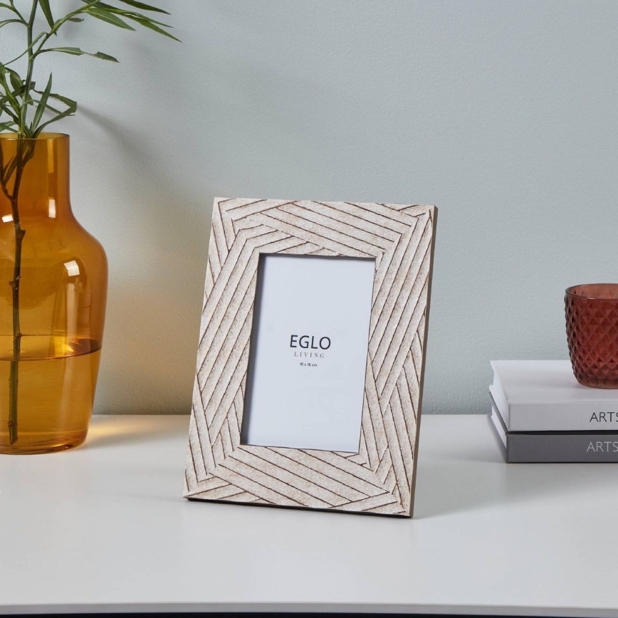 Eglo - Cadre photo 10x15 cm beige