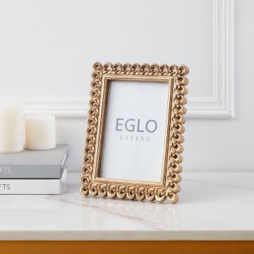 Eglo - Cadre photo 10x15 cm doré