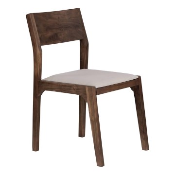 Eglo - Chaise de salle à manger 84x55 cm marron/crème