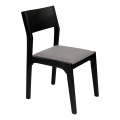 Eglo - Chaise de salle à manger 84x55 cm noire/grise
