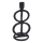 Eglo - Chandelier 23x15,5 cm noir