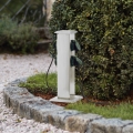 EGLO - Colonne de prise extérieur vert SCHUKO IP44