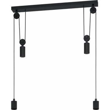 Eglo - Cordon d'alimentation WINKWORTH 2xE27/40W/230V noir