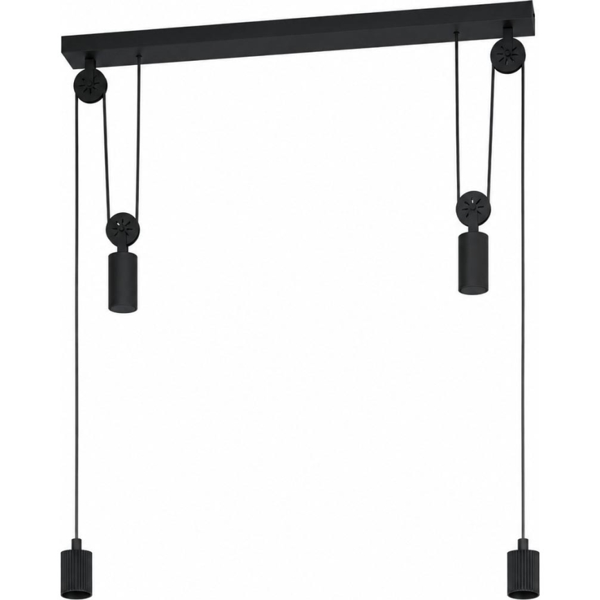 Eglo - Cordon d'alimentation WINKWORTH 2xE27/40W/230V noir