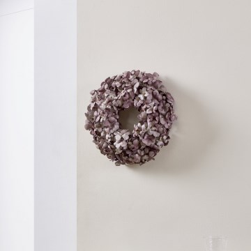 Eglo - Couronne de fleurs artificielles d. 35 cm violet