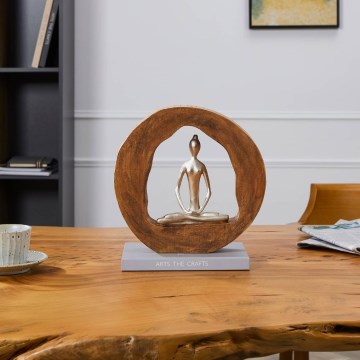Eglo - Décoration 27,2x28,5 cm bois/résine