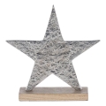 Eglo - Décoration de Noël 21x20,5 cm étoile/argent