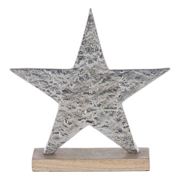Eglo - Décoration de Noël 21x20,5 cm étoile/argent