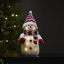 Eglo - Décoration de Noël LED 8xLED/0,06W/3xAA rouge