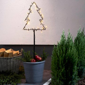 Eglo - Décoration de Noël LED d'extérieur, sapin, LED/3xAA IP44