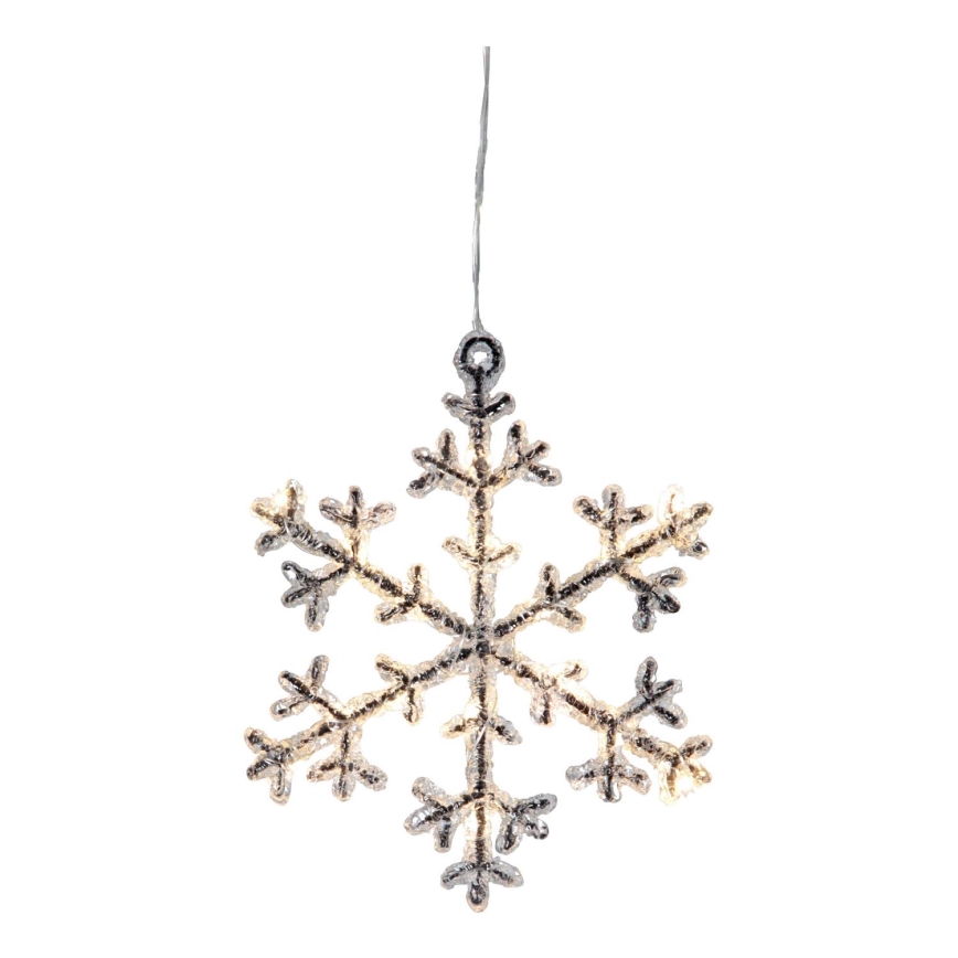 Eglo - Décoration de Noël LED ICY 16xLED/0,064W/3xAA