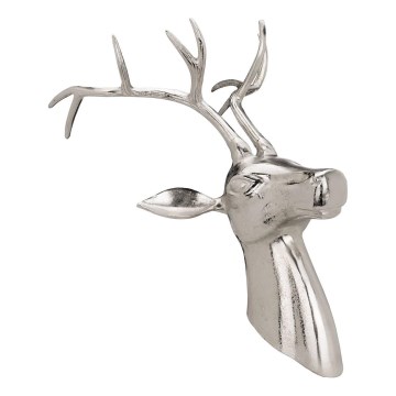 Eglo - Décoration murale 57x37 cm cerf/argent
