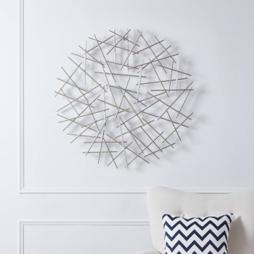Eglo -  Décoration murale d. 81 cm chrome mat