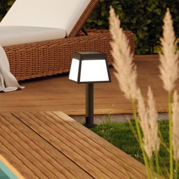 Eglo - Éclairage solaire avec détecteur LED/7,5W/3,7V 56cm IP44