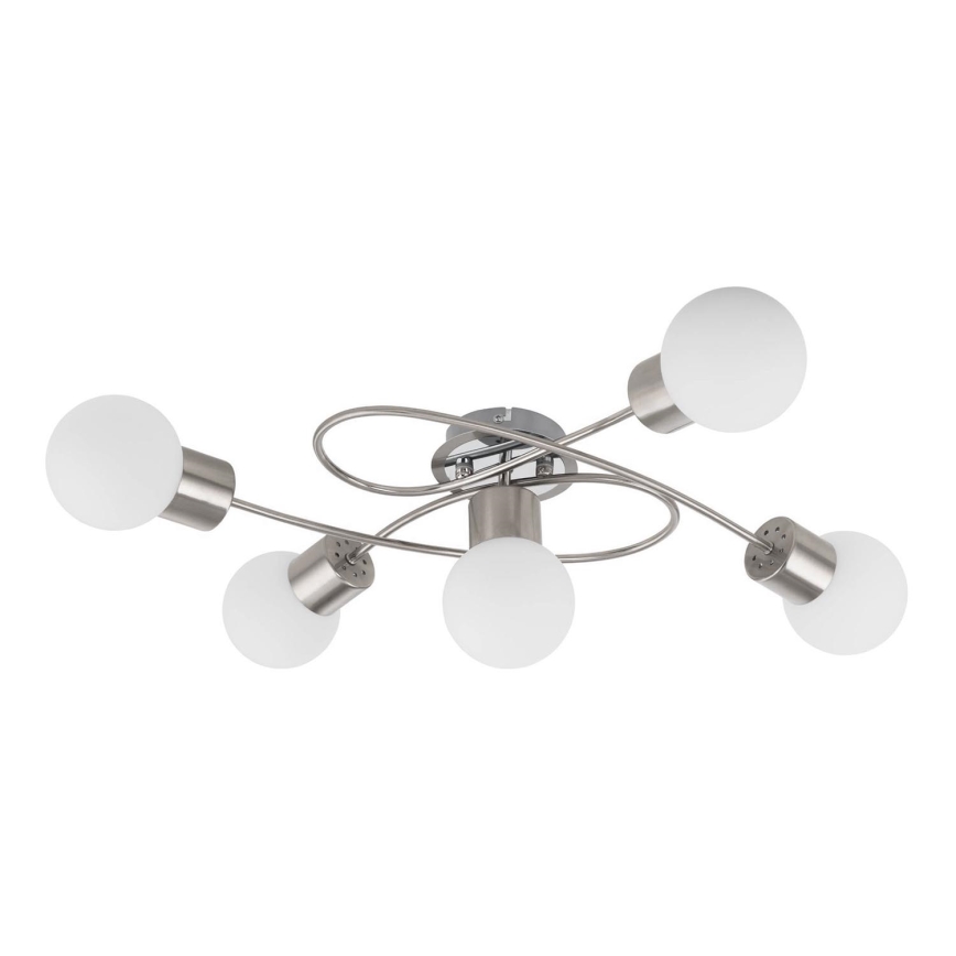 Eglo/Edi Light 54686 - Plafonnier en saillie 5xE14/6W/230V chrome mat