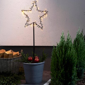 Eglo - Étoile de Noël extérieure LED, 3xAA, IP44