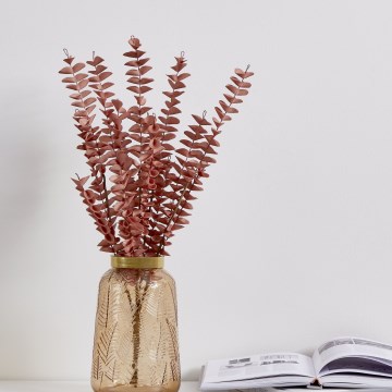 Eglo - Fleur artificielle 50 cm rouge