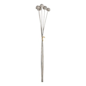 Eglo - Fleur artificielle 58,5 cm argent