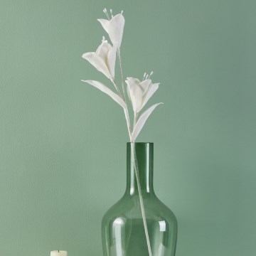 Eglo - Fleur artificielle 85 cm blanc
