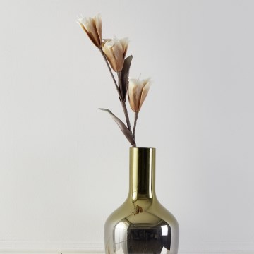 Eglo - Fleur artificielle 85 cm jaune