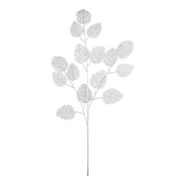 Eglo - Fleur artificielle 87,5 cm argent