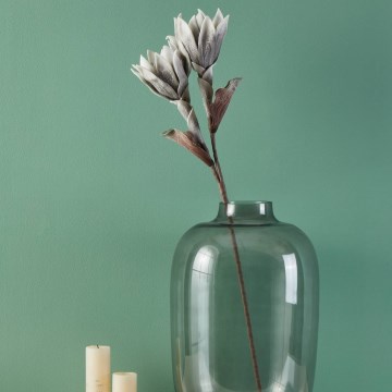 Eglo - Fleur artificielle 90 cm gris