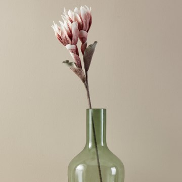 Eglo - Fleur artificielle 90 cm rose