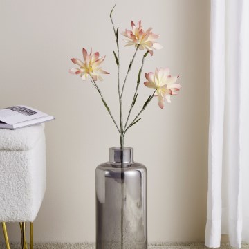 Eglo - Fleur artificielle 90 cm rose