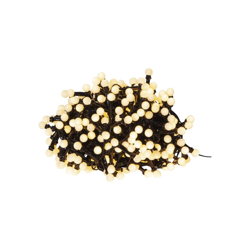 Eglo - Guirlande de noël 300xLED/8 fonctions 11m IP44 blanc chaud