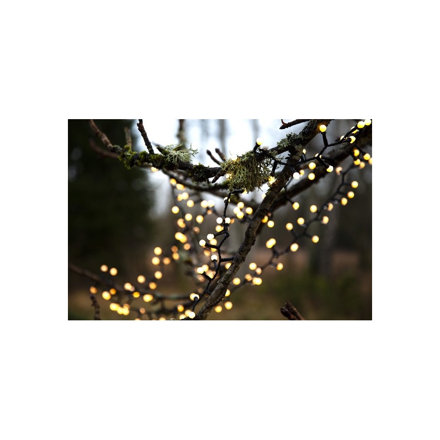 Eglo - Guirlande LED de Noël extérieure 700xLED/8 fonctions 19m IP44 blanc chaud