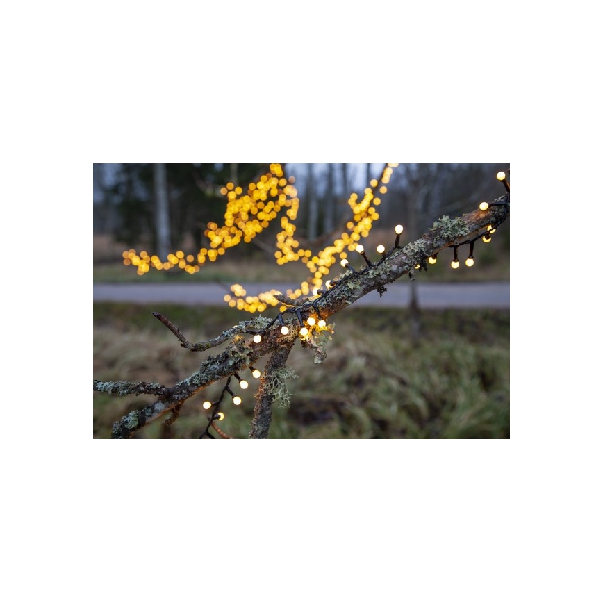 Eglo - Guirlande LED de Noël extérieure 700xLED/8 fonctions 19m IP44 blanc chaud