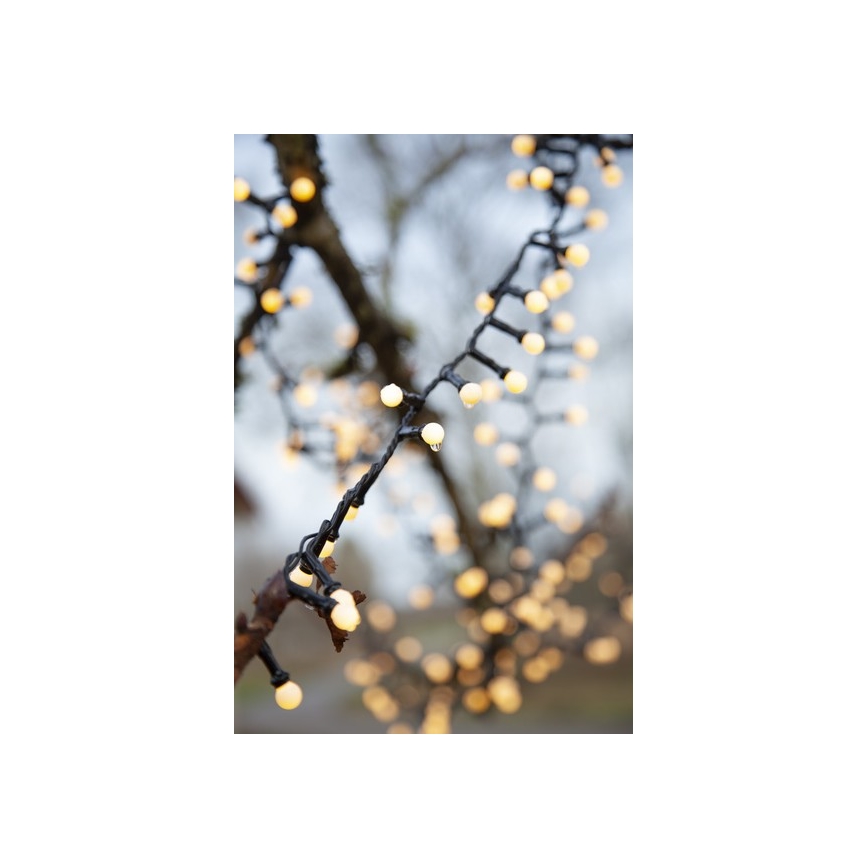 Eglo - Guirlande LED de Noël extérieure 700xLED/8 fonctions 19m IP44 blanc chaud