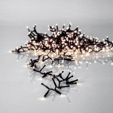 Eglo - Guirlande de Noël LED d'extérieur 800 LED, 21 m, IP44, blanc chaud
